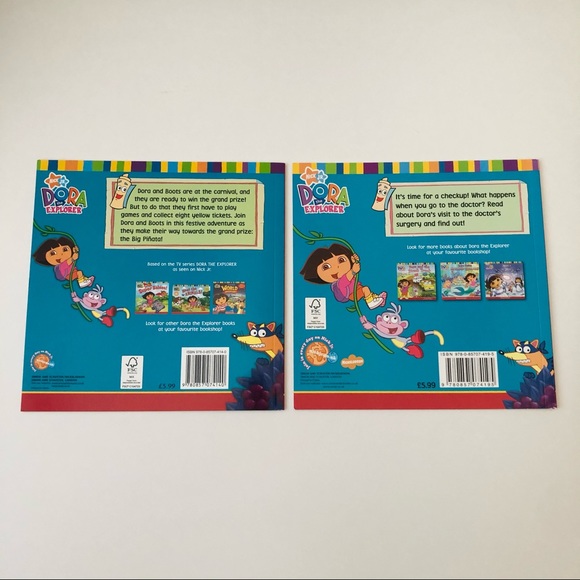 Nick Jr Dora The Explorer Paperback Books NWOT - Picture 2 of 6